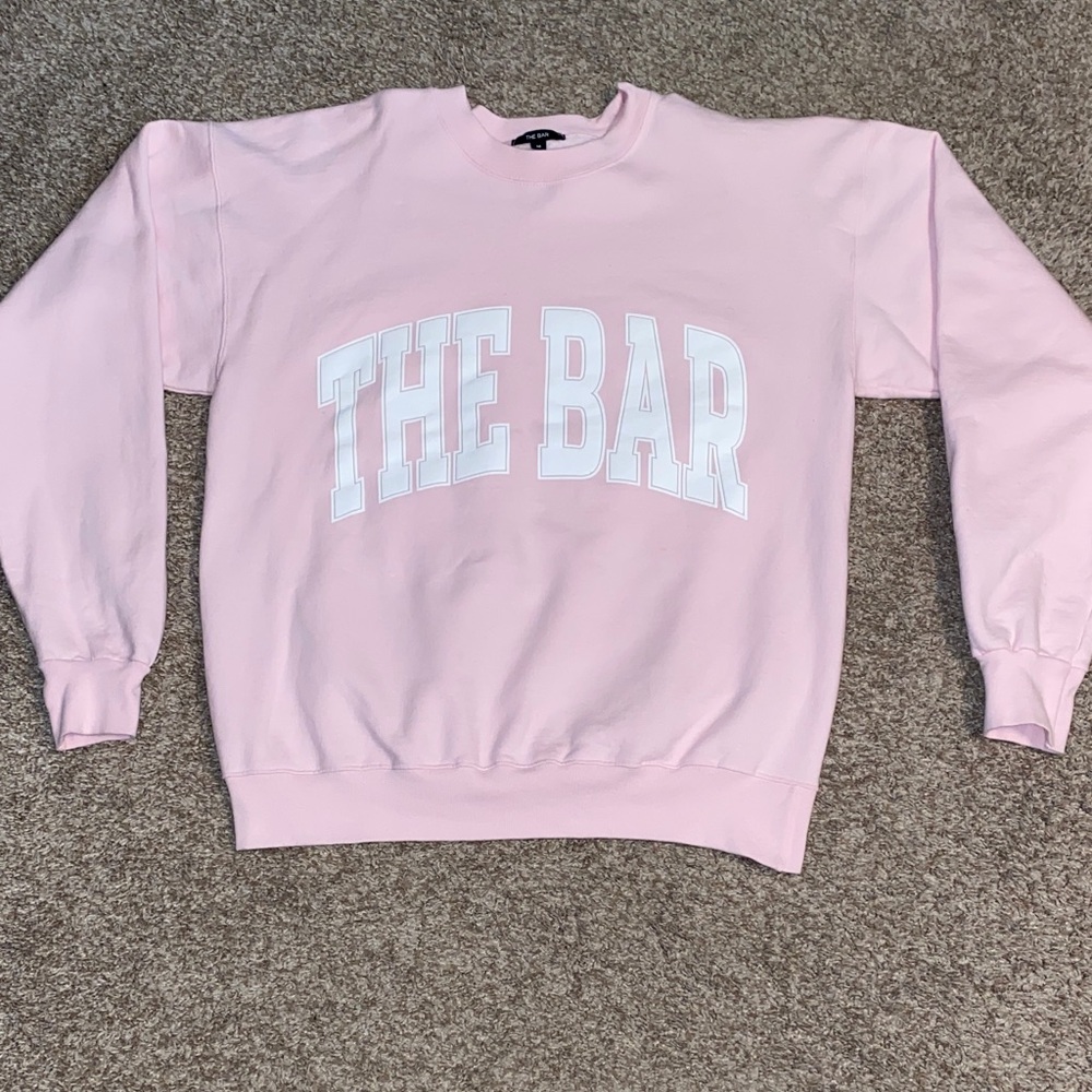 THE BAR BLUSH VARSITY Sweatshirt